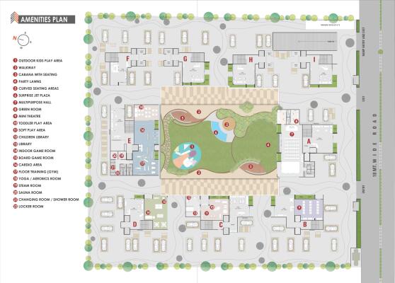 2 BHK Flat in Vesu, Surat