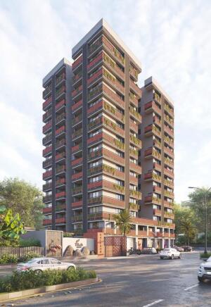 3 BHK Flat in Vavol, Gandhinagar