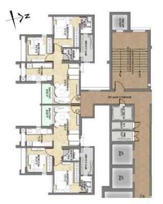 4 BHK Flat in Pokharan Road, Thane West
