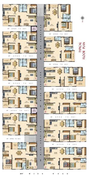 2 BHK Flat in Pragathi Nagar, Hyderabad