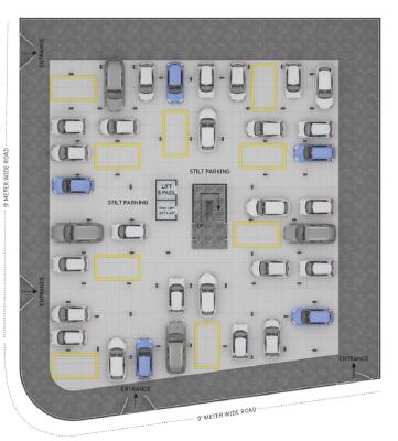 3 BHK Flat in Gorewada, Nagpur