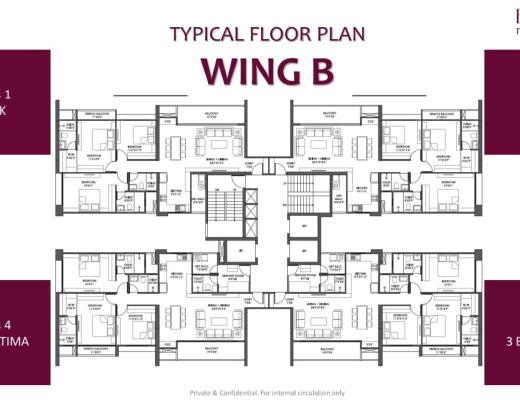 3 BHK Flat in Koregaon Park Annexe, Pune