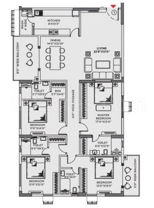 4 BHK Flat in Khandagiri, Bhubaneswar