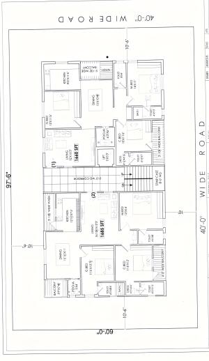 3 BHK Flat in Pragathi Nagar, Hyderabad