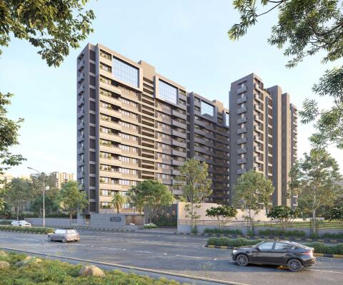 3 BHK Flat in Sargasan, Gandhinagar