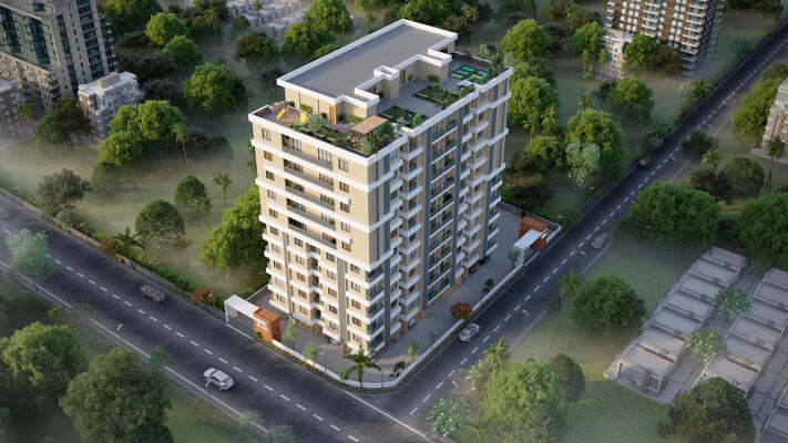 3 BHK Flat in Ellora Park, Vadodara