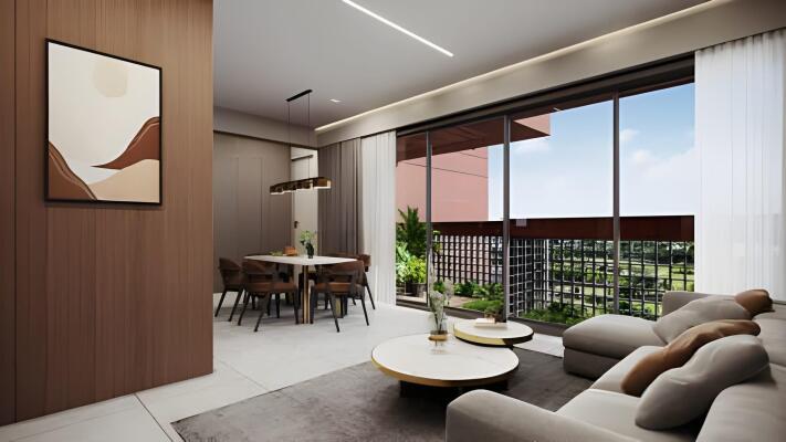 2 BHK Flat in Zundal, Ahmedabad