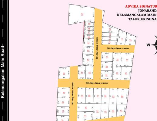 Residential land / Plot in Thally Road, Hosur