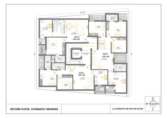 2 BHK Flat in Perambur, Chennai