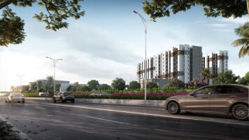3 BHK Flat in Vandalur, GST Road