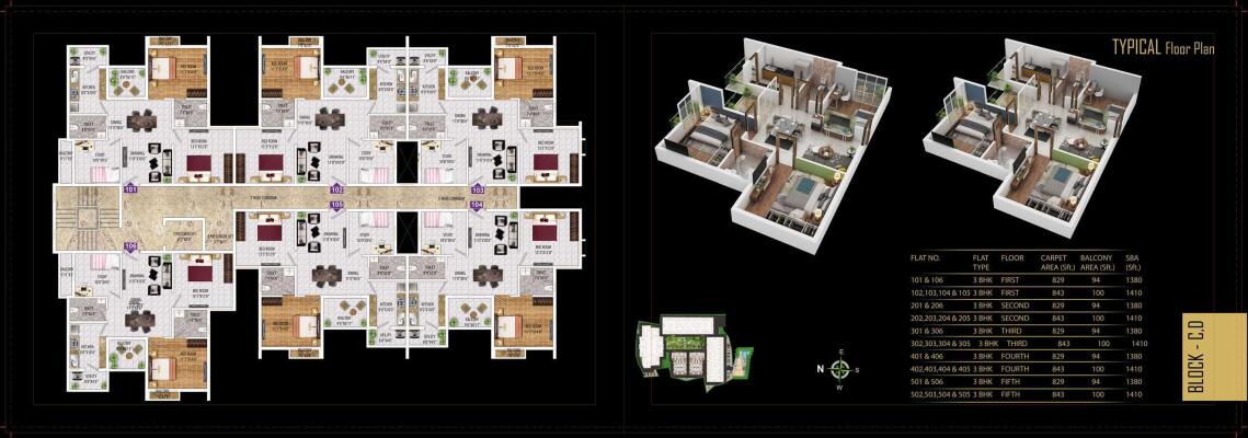 4 BHK Flat in Pahala, Bhubaneswar