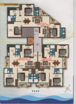 3 BHK Flat in Palasuni, Bhubaneswar