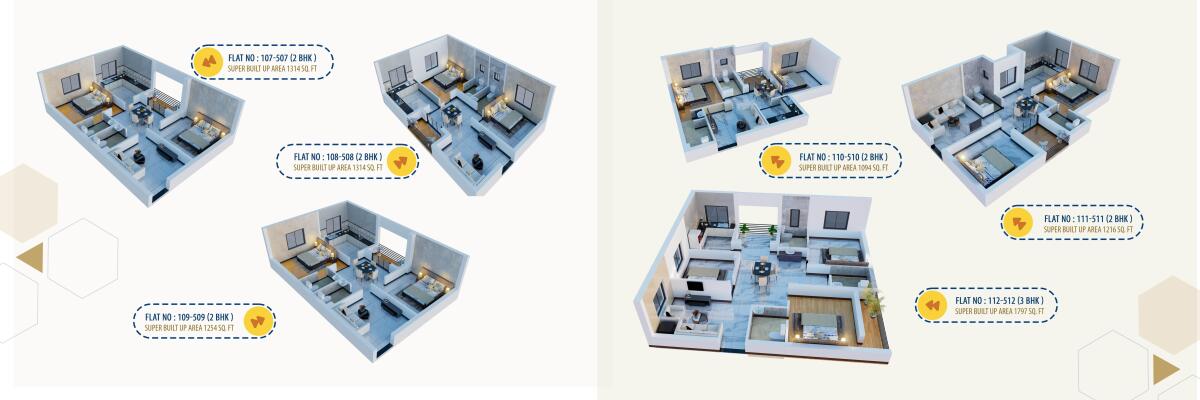 2 BHK Flat in Nakhara, Bhubaneswar