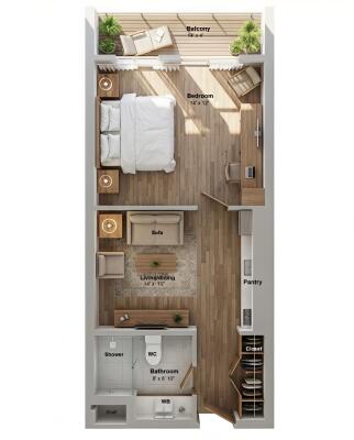 1 BHK Flat in Kanatal, Mussoorie
