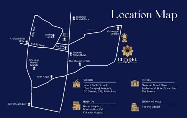 Residential land / Plot in Kanadia Road, Indore
