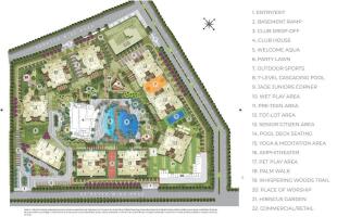 3 BHK Flat in Wave City, Ghaziabad