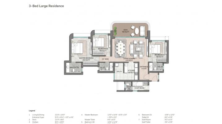 3 BHK Flat in Sewri, Mumbai
