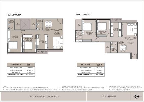 2 BHK Flat in Sector 16 Nerul, Navi Mumbai