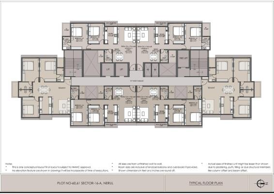 2 BHK Flat in Sector 16 Nerul, Navi Mumbai