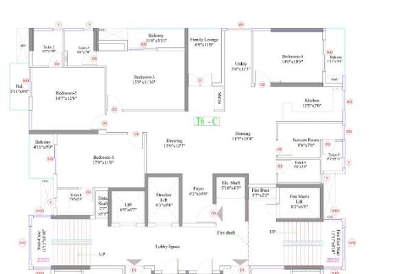 4 BHK Flat in Raghunathpur, Bhubaneswar