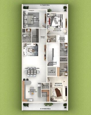 3 BHK Builder Floor in Sector 9, Faridabad